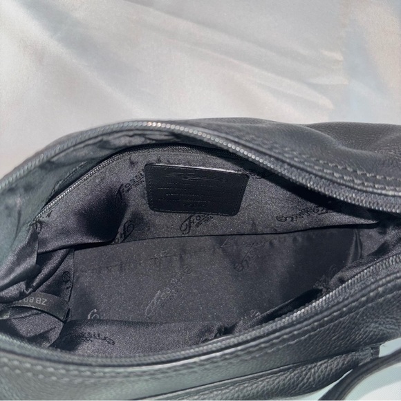 Vintage Fossil 75082 Black Pebble Leather Front Pocket - Picture 10 of 13